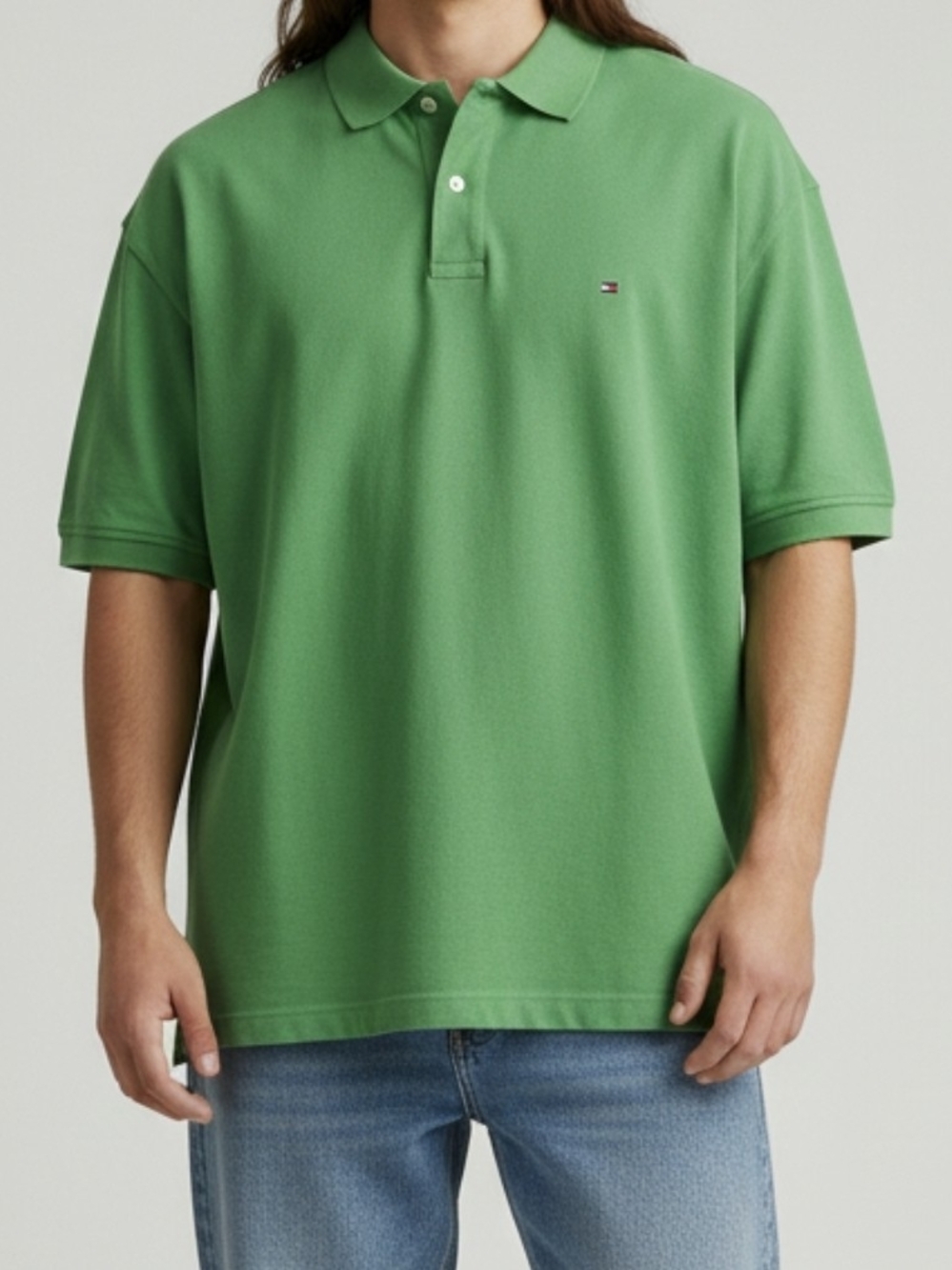 Tommy Hilfiger Bright Green Men's Polo Shirt